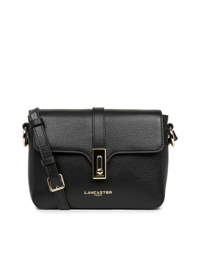 Shop Lancaster Designer Handbags Foulonne Milano Small Crossbody Bag In Noir