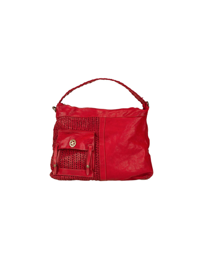 Shop Luciano Gelisio Handbags Lipari In Red