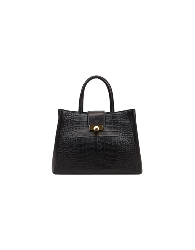 Shop Luciano Gelisio Handbags Endy In Black