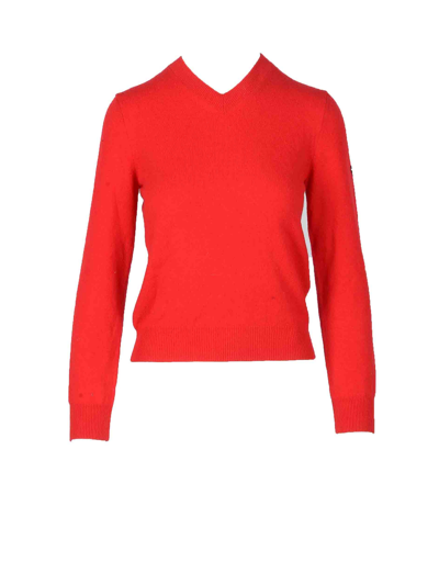 Shop Comme Des Garçons Knitwear Women's Red Sweater