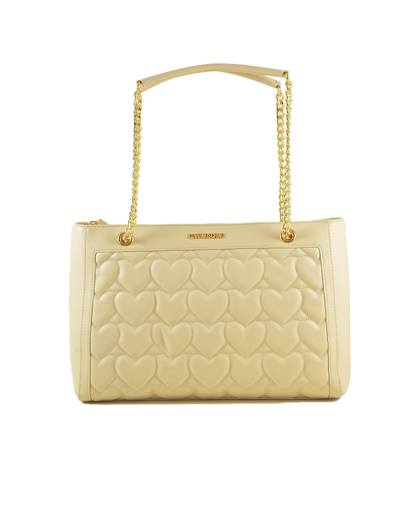 Shop Love Moschino Handbags Women's Cream Handbag