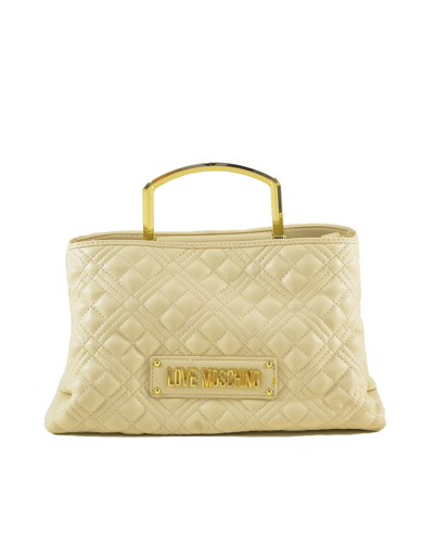 Shop Love Moschino Handbags Women's Ivory Handbag