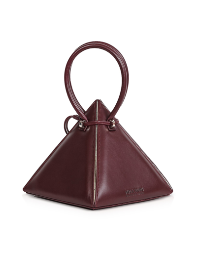 Shop Nita Suri Designer Handbags Lia Iconic Handbag In Bordeaux
