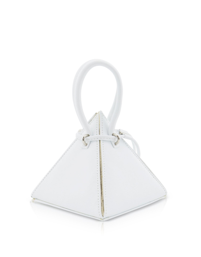 Shop Nita Suri Designer Handbags Lia Iconic Mini Bag In Blanc