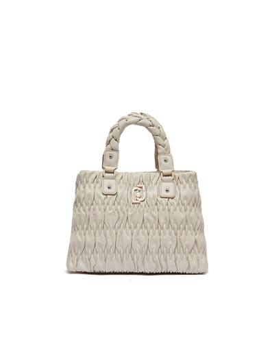 Shop Liu •jo Designer Handbags Women's Beige Bag In Neutres