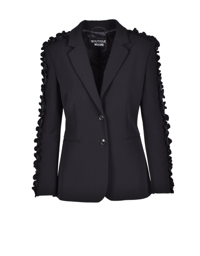 Shop Moschino Coats & Jackets Women's Black Blazer