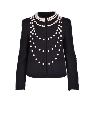 Shop Moschino Coats & Jackets Women's Black Blazer