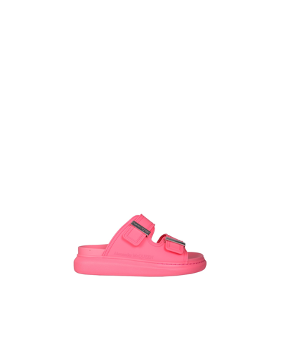 Shop Alexander Mcqueen Shoes Hybrid Oversize Sandals In Pink