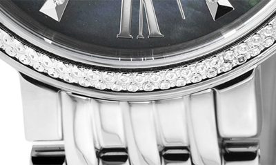 Shop Gv2 Genoa Diamond Dial Bracelet Watch, 37mm In Silver