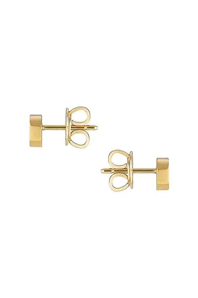 Shop Gucci Interlocking G Butterfly Clasp Earrings In Yellow Gold