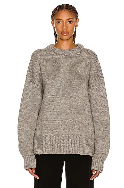 Shop The Row Ophelia Sweater In Grey Melange