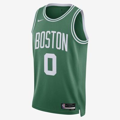 Nike Jayson Tatum Celtics Icon Edition 2020  Nba Authentic Jersey In Green