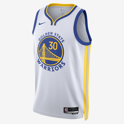 Nike Golden State Warriors Association Edition 2023/24  Men's Dri-fit Nba Swingman Jersey In White