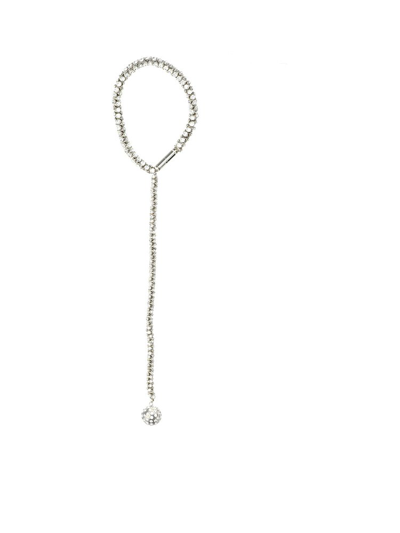 Shop Dries Van Noten Embellished Necklace In Silver
