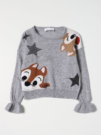 Shop Monnalisa Sweater  Kids Color Grey