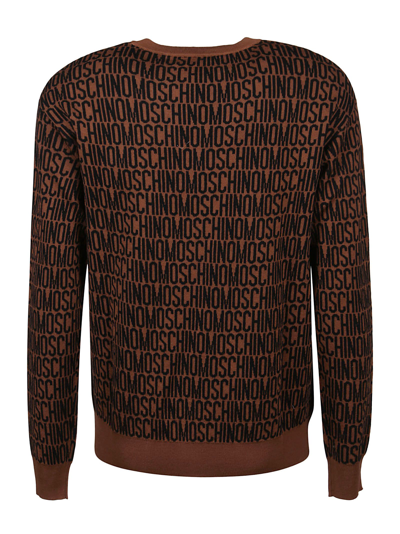 Shop Moschino Men's Brown Other Materials Sweater