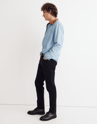 Madewell Slim Jeans In Black Wash In Black