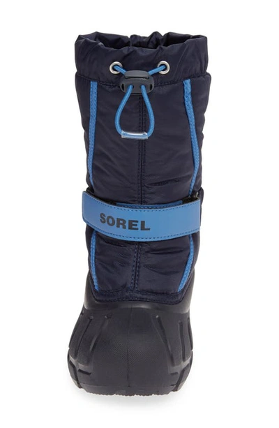Shop Sorel Flurry Weather Resistant Snow Boot In Collegiate Navy