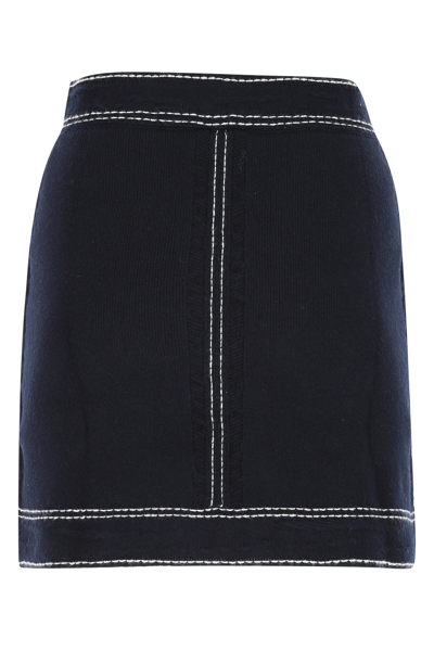 Barrie Contrast-stitch Mini Skirt