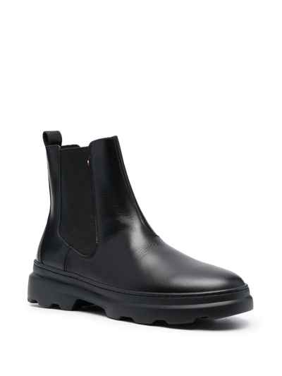 Tommy Hilfiger Comfort Leather Chelsea Boots In Black | ModeSens