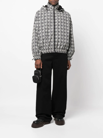 Marine Serre Moon Diamant Rave Jacket In Schwarz