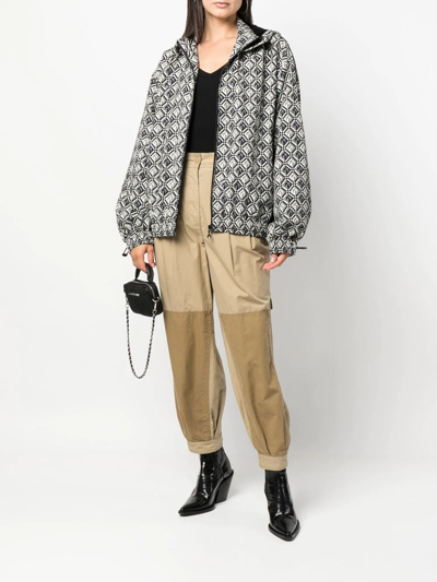 Marine Serre Moon Diamant Rave Jacket In Schwarz