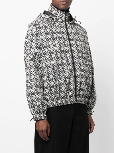 Marine Serre Moon Diamant Rave Jacket In Schwarz
