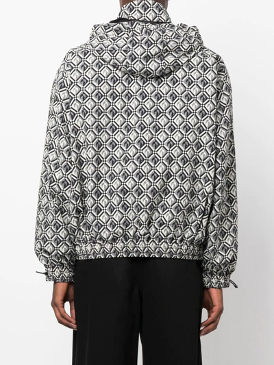 Marine Serre Moon Diamant Rave Jacket In Schwarz