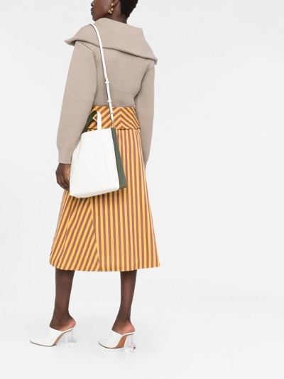 MARNI SMALL MUSEO LEATHER TOTE BAG 