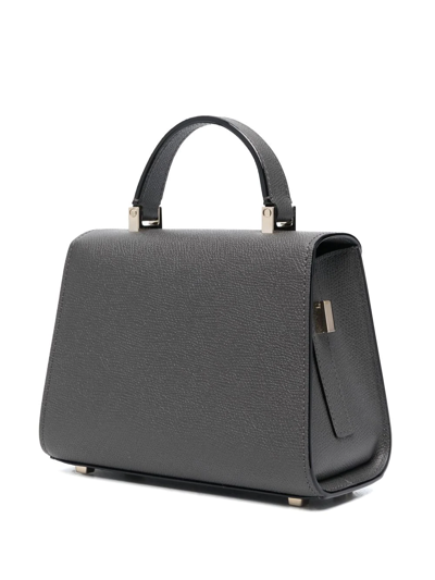 Valextra Small Iside Crossbody Bag In Grau