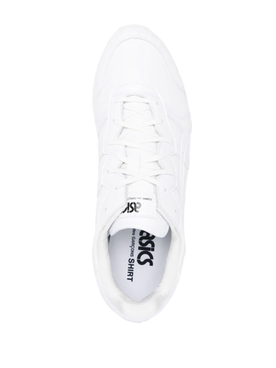 Comme Des Garçons Shirt White Asics Edition Oc Runner Sneakers In Weiss