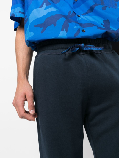 Shop Lanvin Drawstring-waistband Detail Track Pants In Blau