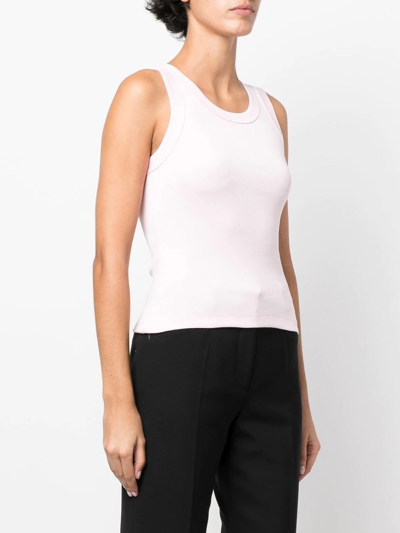 Styland Organic Cotton Vest Top In Rosa
