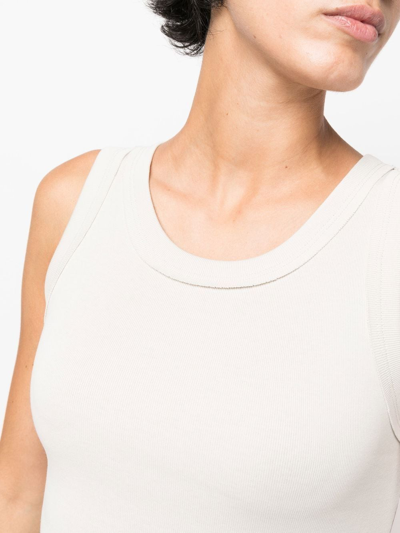 Shop Styland Organic Cotton Vest Top In Grau