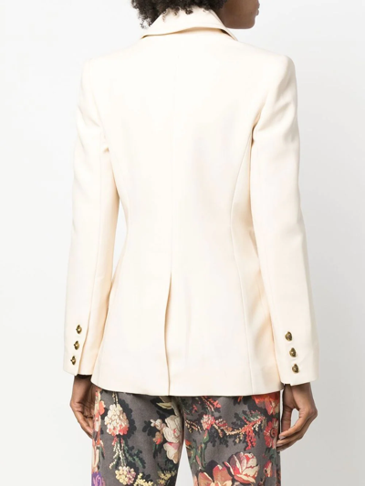 Zimmermann Single-breasted Blazer In Nude