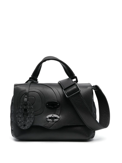 Shop Zanellato Baby Shoulder Bag In Schwarz