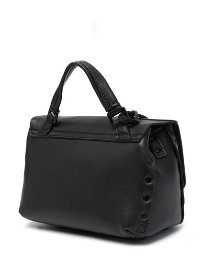 Shop Zanellato Baby Shoulder Bag In Schwarz