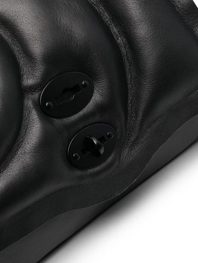Zanellato Leather Shoulder Bag In Schwarz