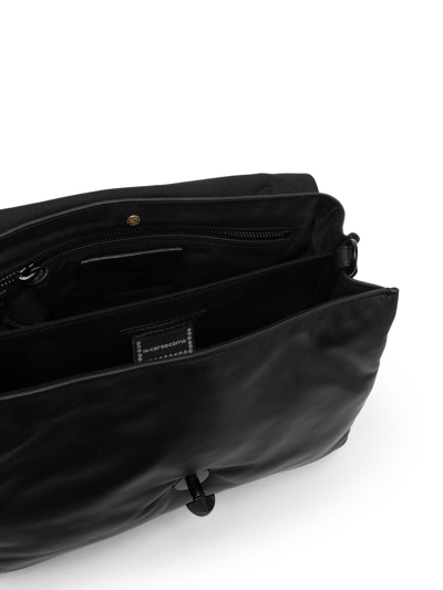 Zanellato Leather Shoulder Bag In Schwarz