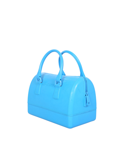 Shop Furla Candy Handbag By  In Blue