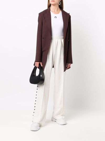 Shop Golden Goose Dorotea Star Collection Track Trousers In White