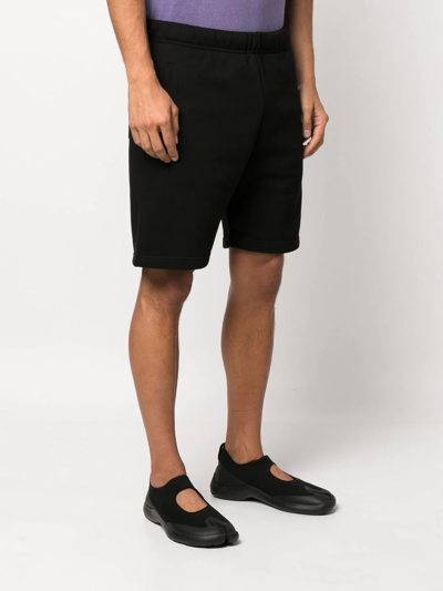 EMBROIDERED-LOGO TRACK SHORTS