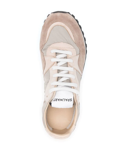 Shop Spalwart Marathon Lace-up Sneakers In 中性色