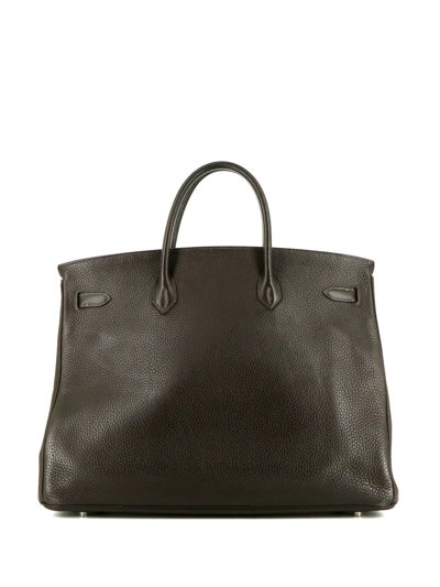 Pre-owned Hermes  Birkin 40 Handbag In 褐色