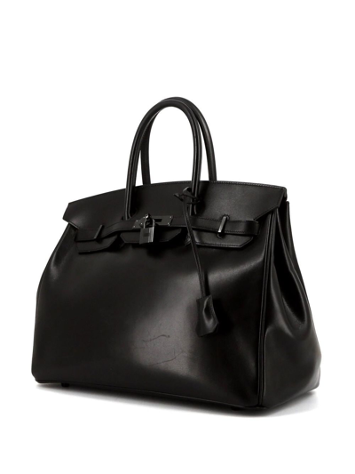 Pre-owned Hermes  Birkin 35 Handbag In 黑色