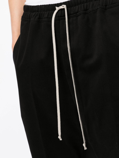 Shop Rick Owens Drop-crotch Shorts In 黑色