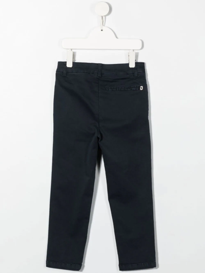 Dondup Tapered-leg Chinos In 蓝色