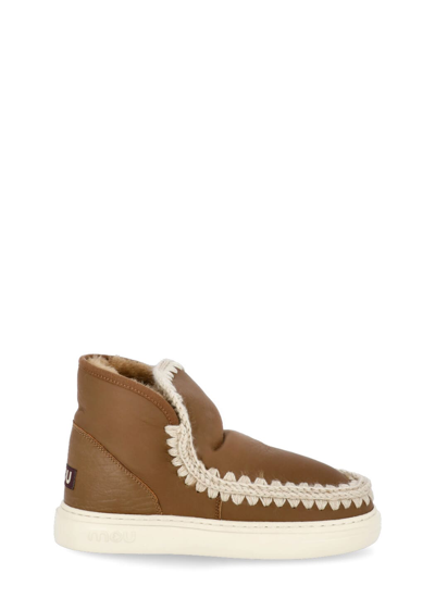 Shop Mou Eskimo Bold Sneakers In Brown