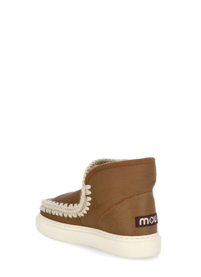 Shop Mou Eskimo Bold Sneakers In Brown