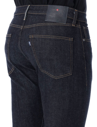 Shop Levi's Slim Fit Denim Pants In Dark Blu
